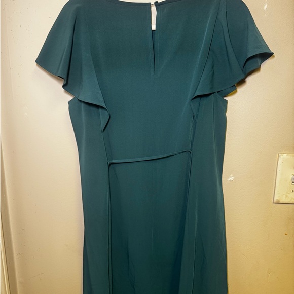 Ann Taylor Loft Teal Wrap Dress - Picture 5 of 6